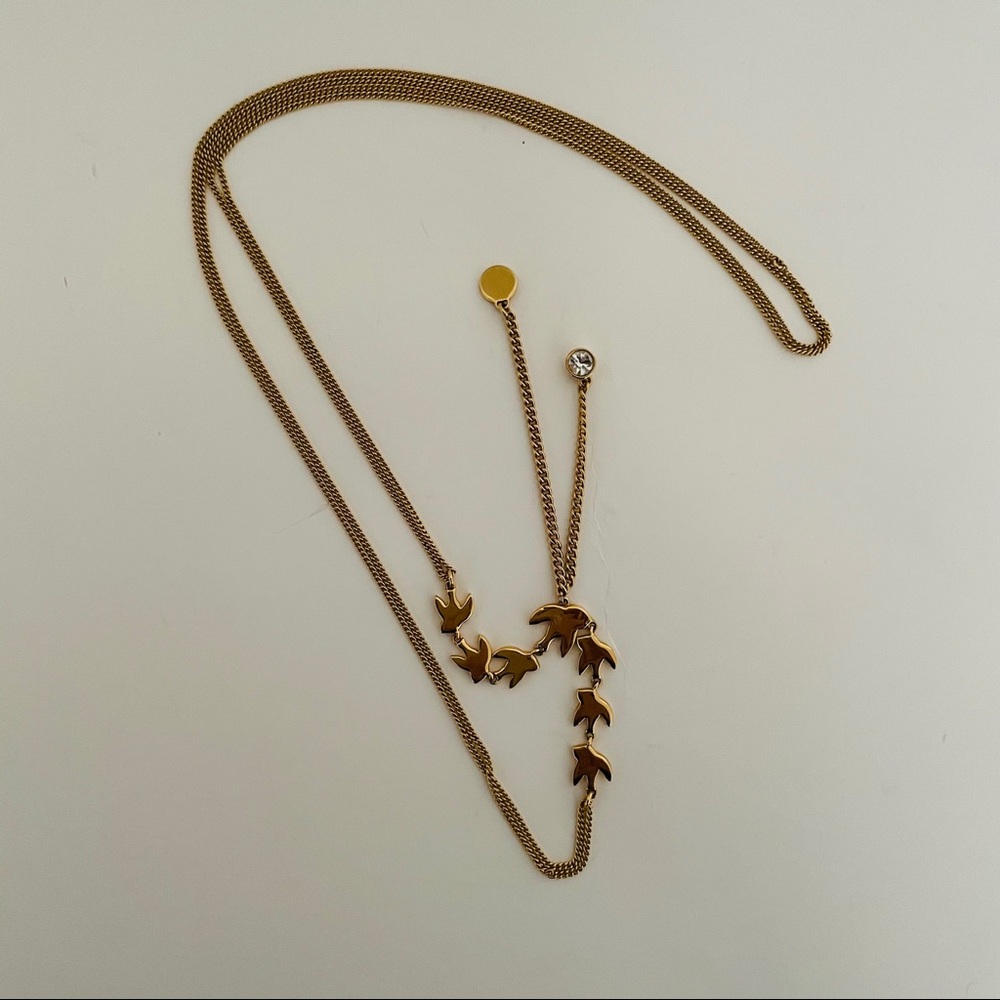 Marc Jacobs Necklace Gold-Plated with Birds RARE* - Picture 6 of 10